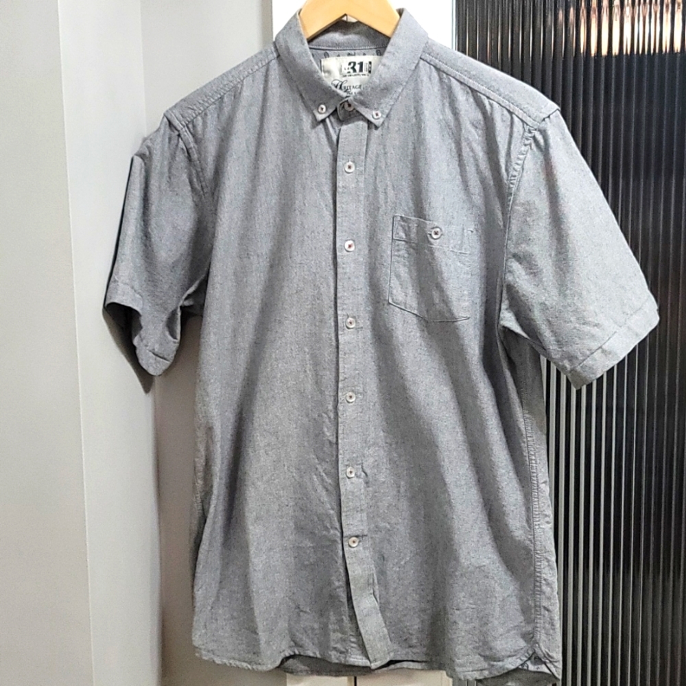 Le31 (Simons) Short Sleeve Button Down